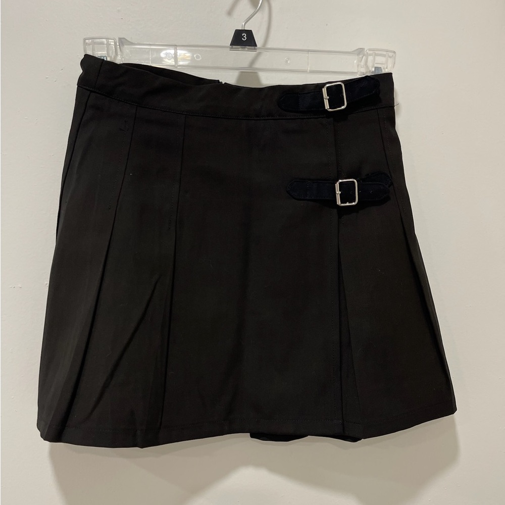 NWT - Katie J NYC Classic Black Buckle Skirt